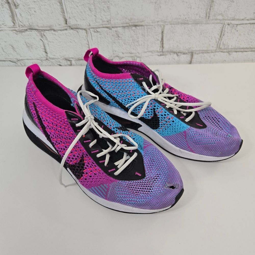 Nike flyknit colorful tennis shoes